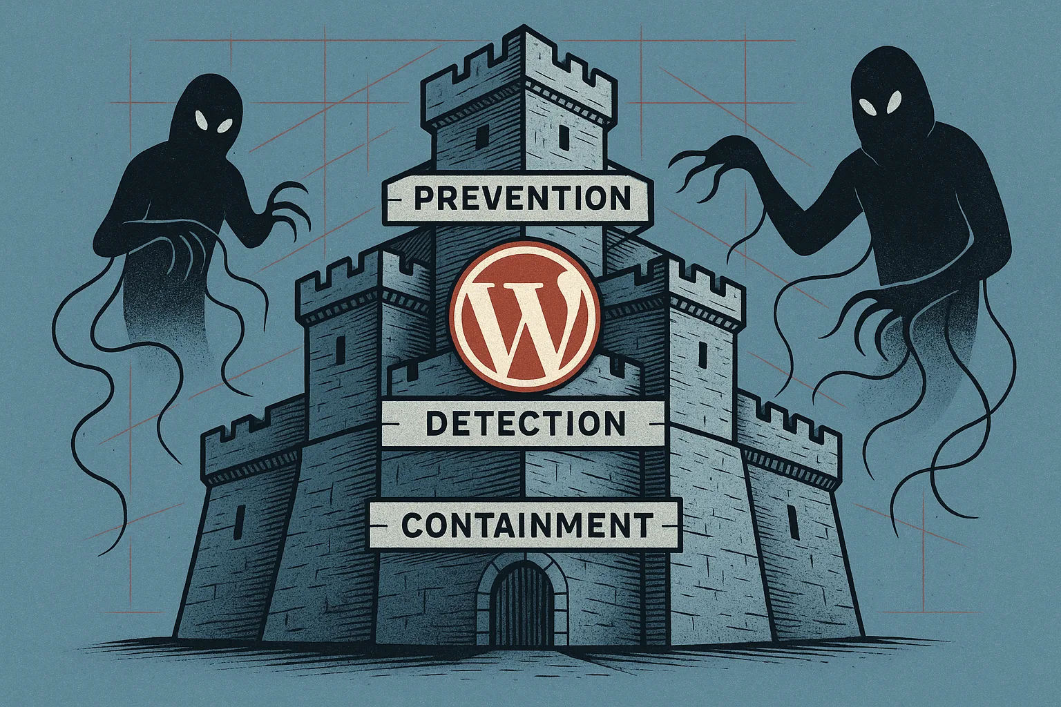 Multi-layered defense protecting WordPress against malware and web shells