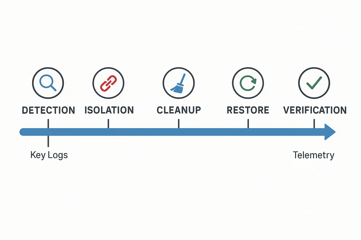 Incident response timeline for a WordPress compromise