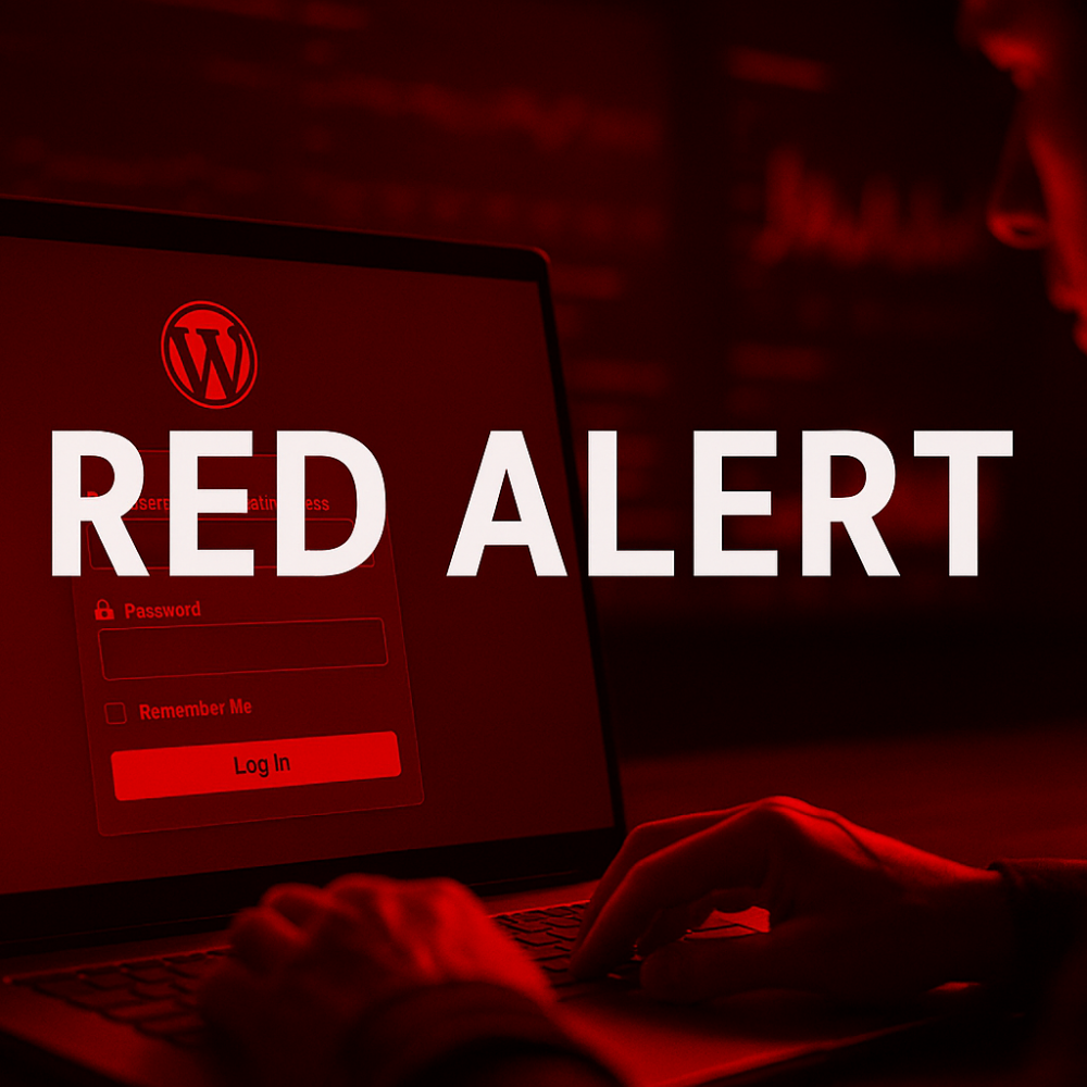WordPress login under attack with operator taking defensive action