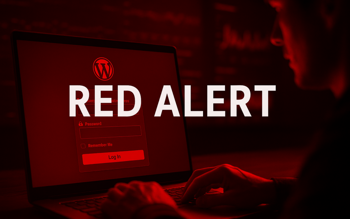 WordPress login under attack with operator taking defensive action